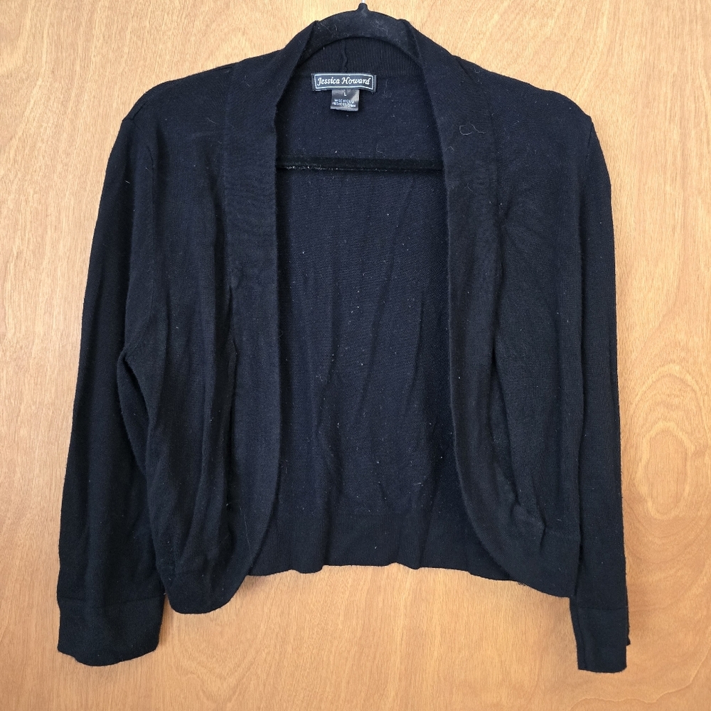 🔴 Jessica Howard Black Shrug